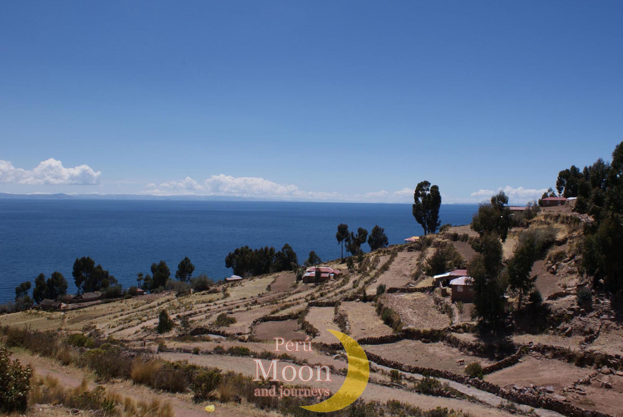 Landscape of the island of Taquile 2